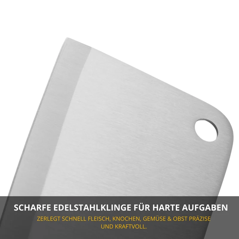 Thiru Fleischmesser Küchenbeil zum einfachen Zerlegen großer Fleischstücke