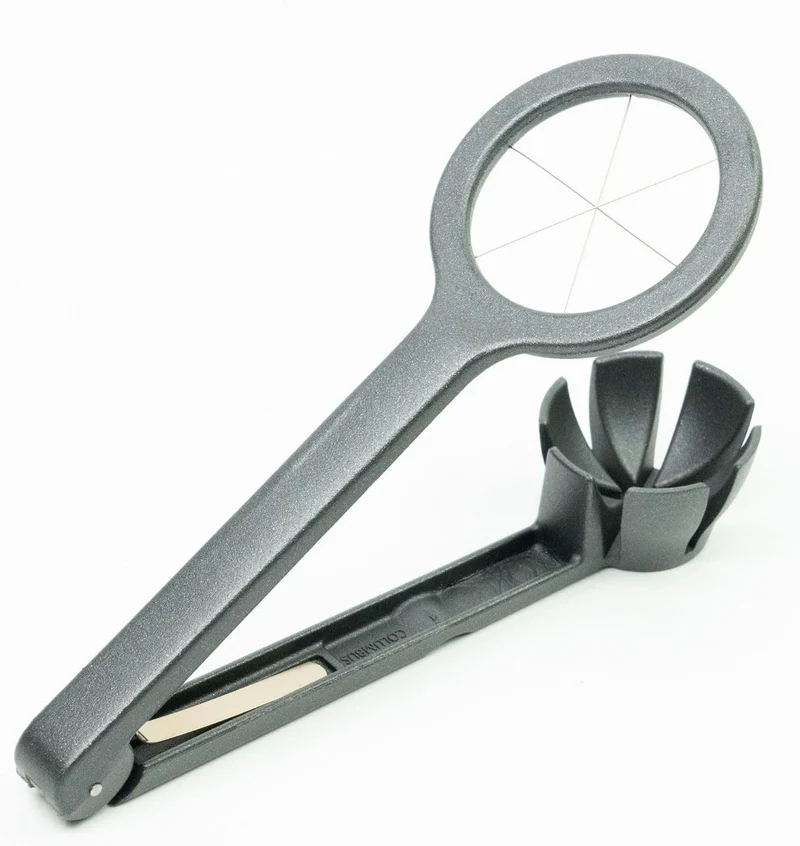 Thiru Eierschneider Premium Mehrzweck mit Edelstahl Schneiddrähten für Eiergröße S-L, Edelstahl Schneiddrähte, Eiergröße S-L, Rezept E-Book, Made in Germany