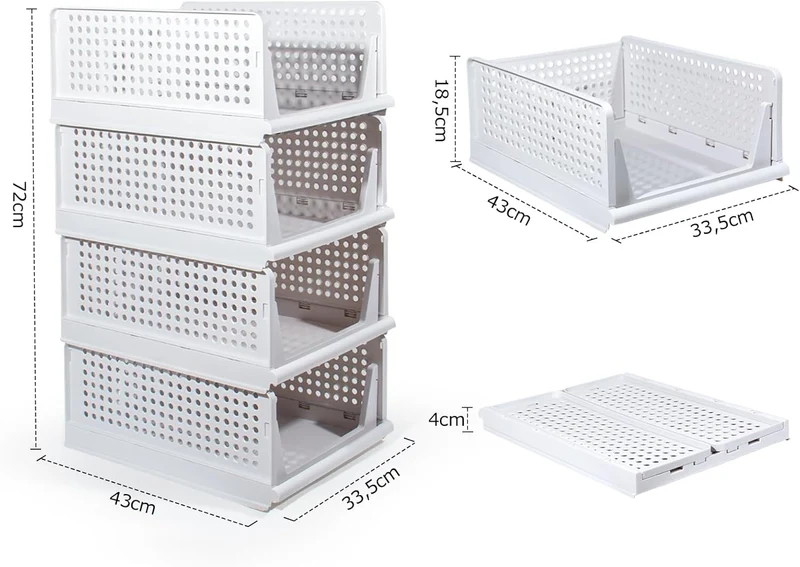Schrank Organizer Kleiderschrank, Faltbare Aufbewahrungsbox, Ordnungssystem für Schubladen, Schließfächer, Kleiderschränke