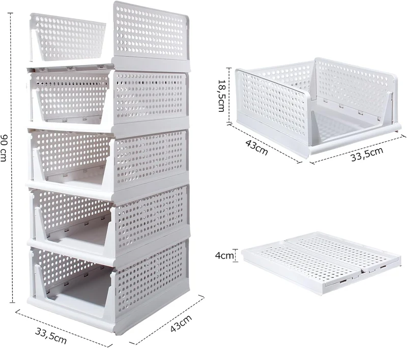 Schrank Organizer Kleiderschrank, Faltbare Aufbewahrungsbox, Ordnungssystem für Schubladen, Schließfächer, Kleiderschränke