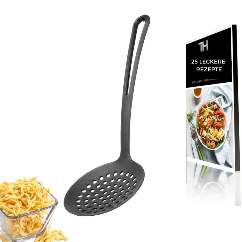 Thiru Küchenhelfer – hitzebeständig, verfärbungsresistent & pfannenschonend – spülmaschinengeeignet – Made in Germany