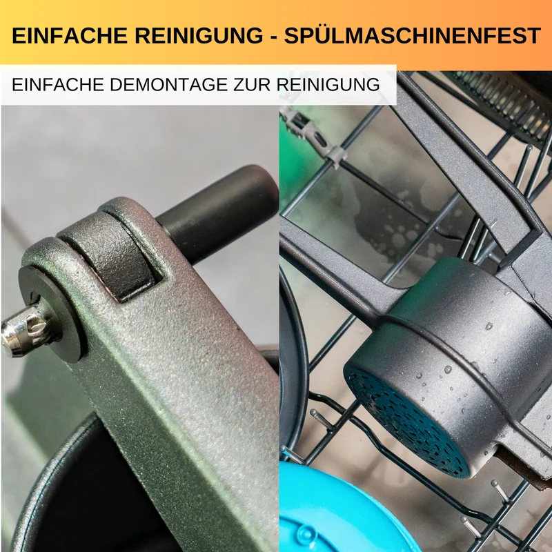 Thiru Spätzlepresse Premium inkl. GRATIS SCHAUMLÖFFEL - Ideal für Spätzle, Kartoffeln, Spagettieis, Säfte