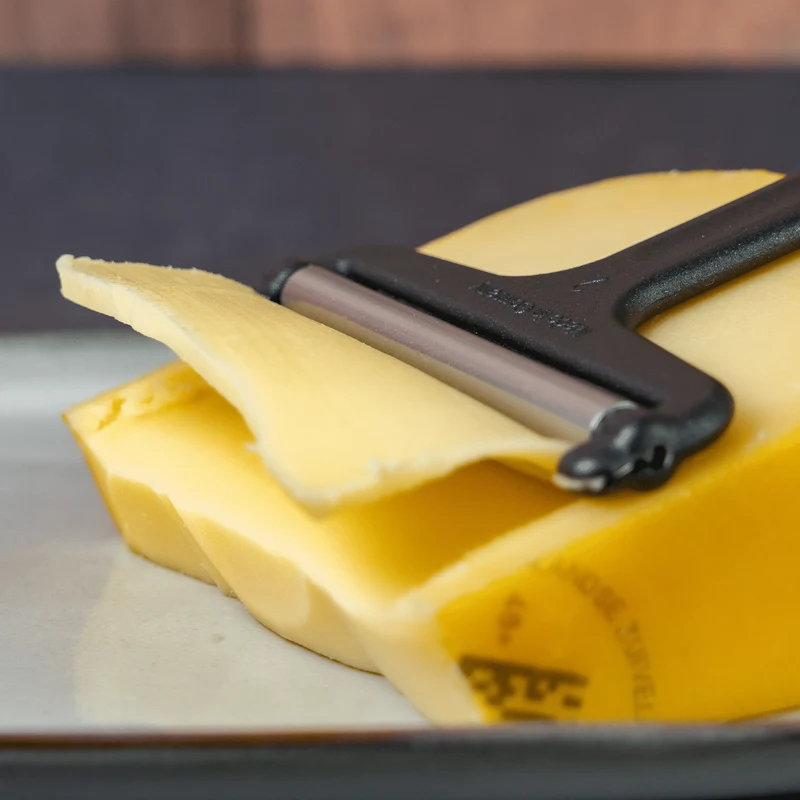 Thiru Käsemesser - Käsehobel für diverse Käsesorten wie Mozzarella, Cheddar, Gouda, Edamer - Käseschneider mit verstellbarer Schnittstärke