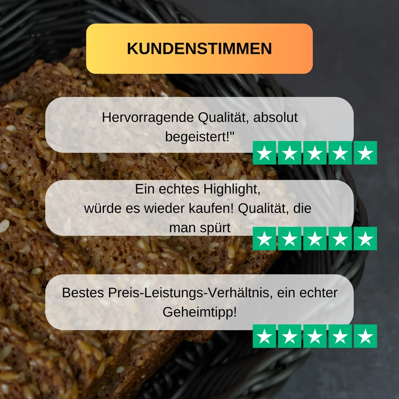 Thiru Brotkorb - handgeflochten modern - Multifunktional als Obstkorb Geschenkkorb Aufbewahrungskorb oder für das Bad - inkl. 25 Brotrezepte