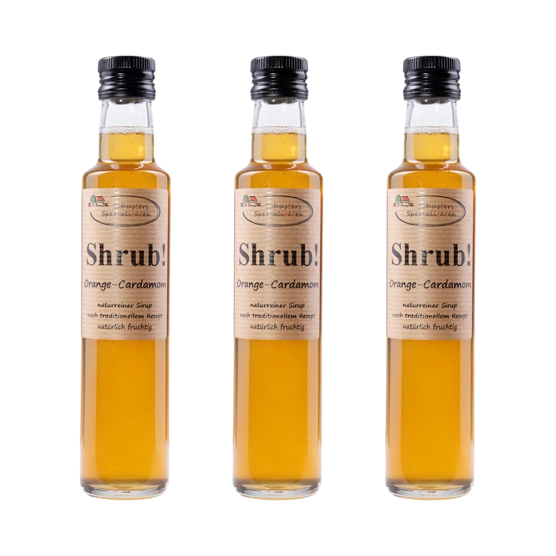 Shrub Orange-Cardamom Sirup