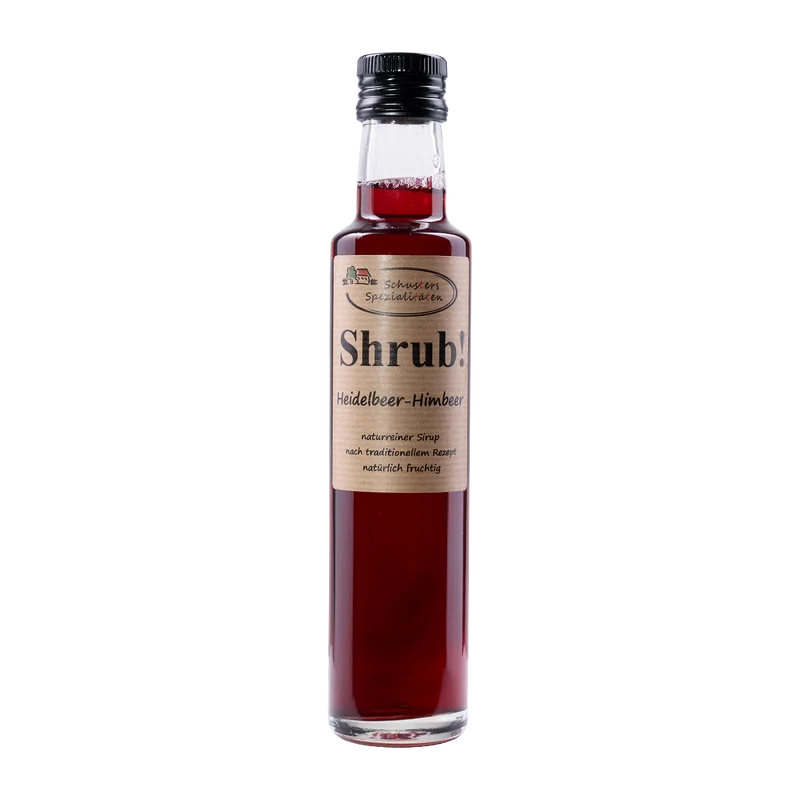 Shrub Heidelbeer-Himbeer Sirup