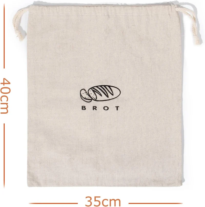 Leinen Brotbeutel Aufbewahrung Frischhalten, Leinenbeutel für Brot, Bread Bag