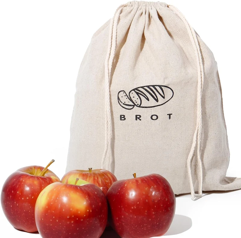 Leinen Brotbeutel Aufbewahrung Frischhalten, Leinenbeutel für Brot, Bread Bag
