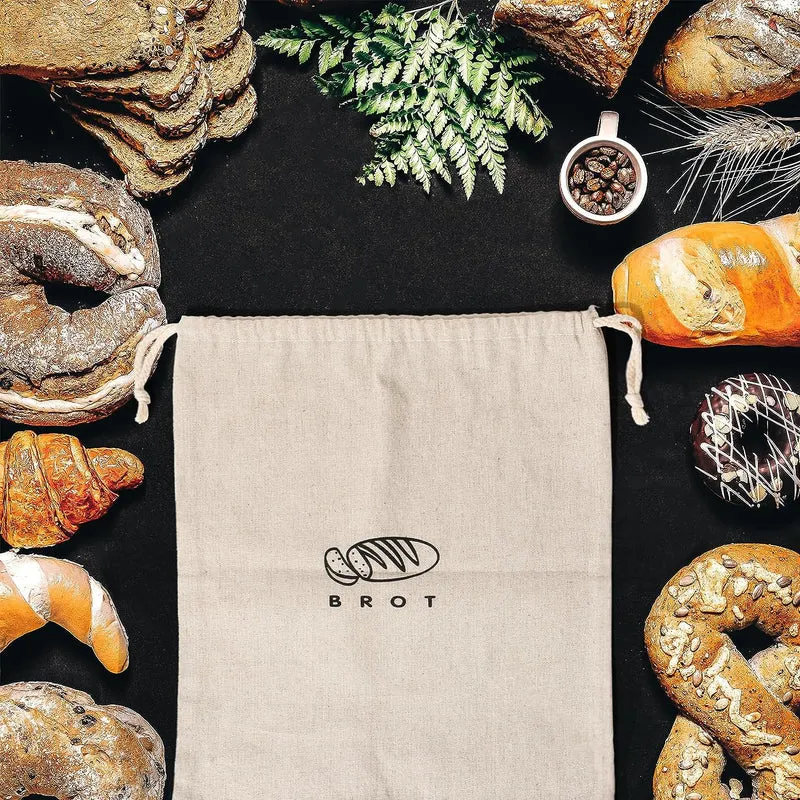 Leinen Brotbeutel Aufbewahrung Frischhalten, Leinenbeutel für Brot, Bread Bag