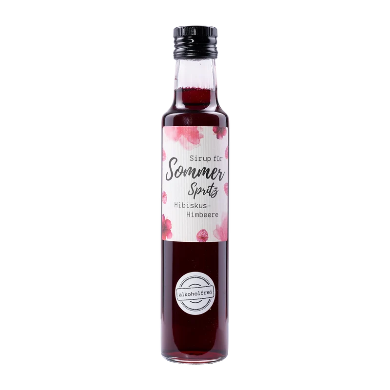 Sommer Spritz Sirup Hibiskus-Himbeere