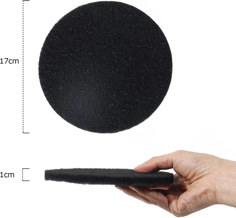 extra Dicke Aktivkohlefilter für Biomülleimer Küche, 10 Stück