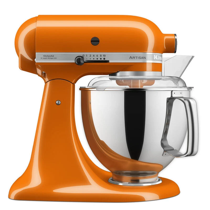 KitchenAid 4,8 L 5KSM175 Artisan Küchenmaschine Meatlover mit Ganzmetall- Fleischwolf