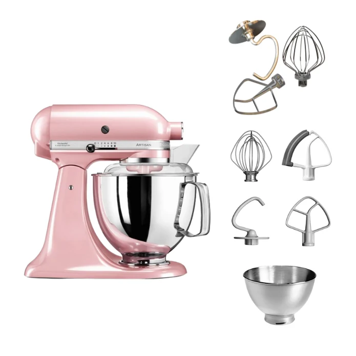 KitchenAid 4,8 L 5KSM175 Artisan Küchenmaschine Tschimmlover mit Tschimmhook Rührelementen