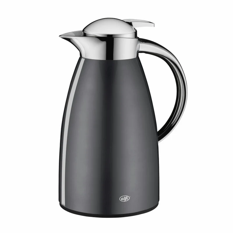 Alfi Isolierkanne Signo, Kaffeekanne, Isolier Kanne, Schiefer, 1 L, 27.5 cm, 1421268100