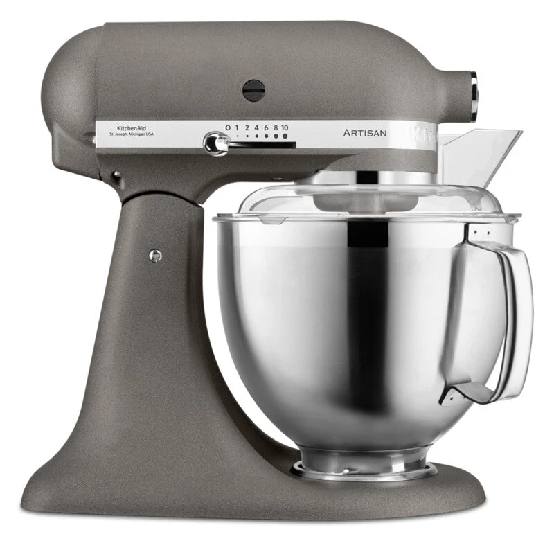 KitchenAid 4,8 L 5KSM185 Artisan Küchenmaschine Flexiset Artisan + Flexirührer