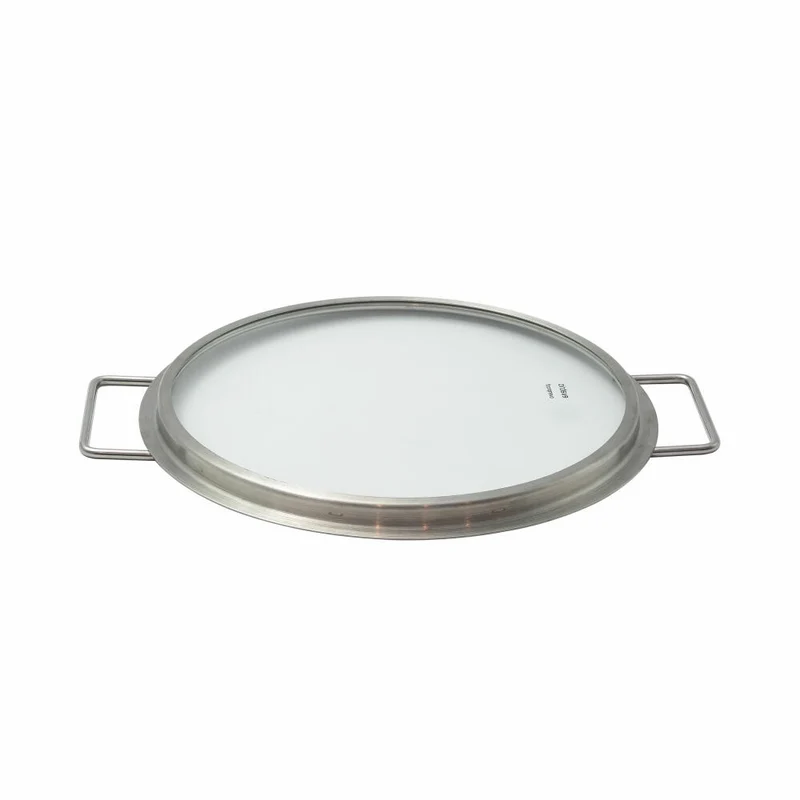 Eva Solo Glasdeckel, Topfdeckel, Pfannendeckel, Edelstahl, Glas, Silberfarben, 24 cm, 301024