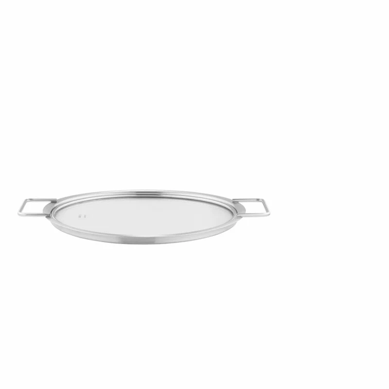 Eva Solo Glasdeckel, Topfdeckel, Pfannendeckel, Edelstahl, Glas, Silberfarben, 24 cm, 301024
