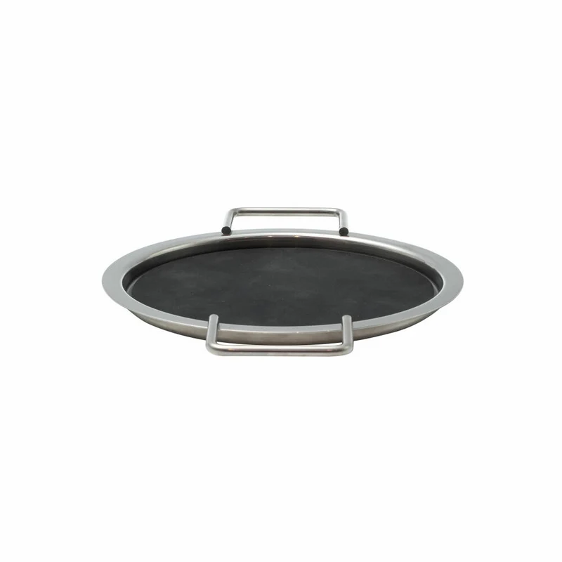 Eva Solo Abgießdeckel, Topfdeckel, Edelstahl, Schwarz, Silberfarben, 16 cm, 303016