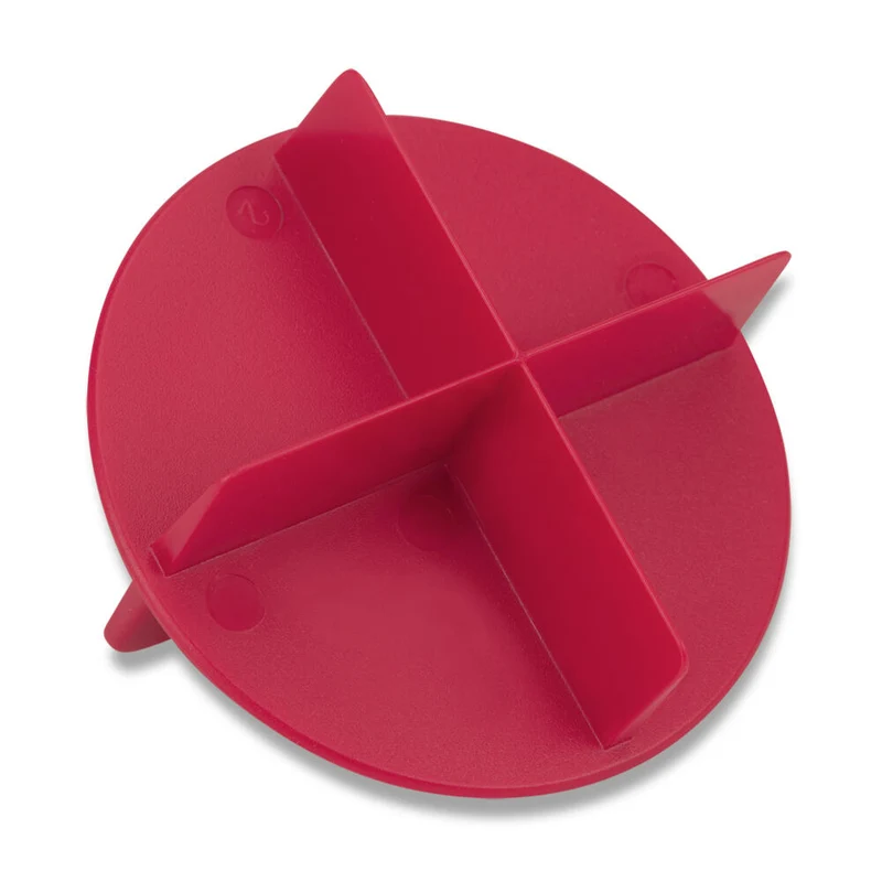 Städter Brötchenstempel Laugenbrötchen, Brötchendrücker, Kunststoff, Rot, 7.5 cm, 173361