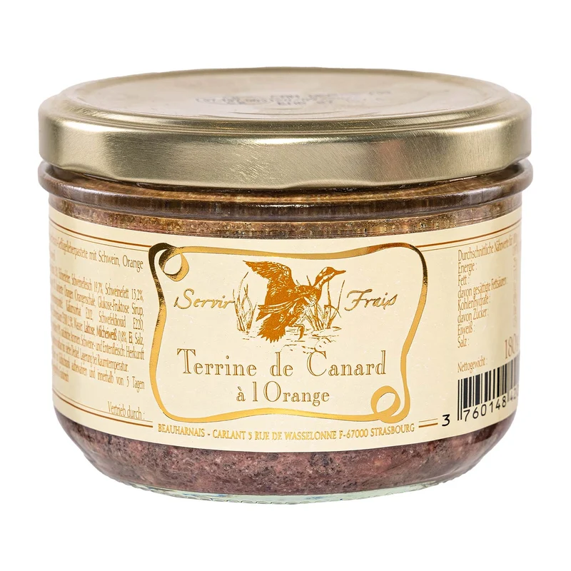 Entenpastete mit Orange – 180g