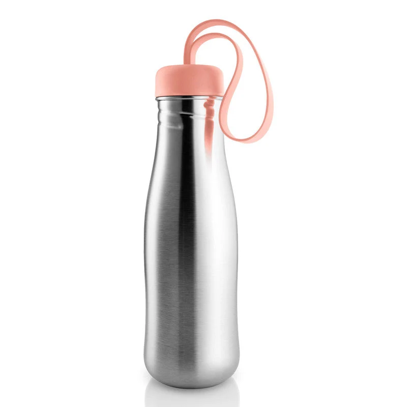 Eva Solo Active Trinkflasche Cantaloupe, Flasche, Edelstahl, Silikon, Hellrosa, 700 ml, 505027
