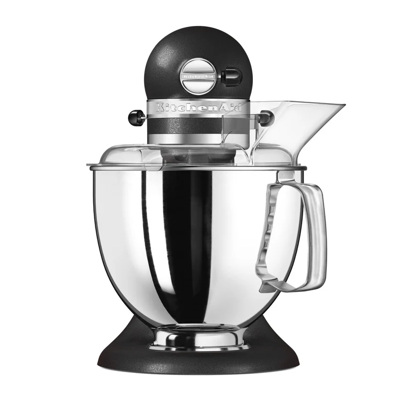 KitchenAid 4,8 L 5KSM175 Artisan Küchenmaschine Steellover mit Edelstahl-Werkzeugen