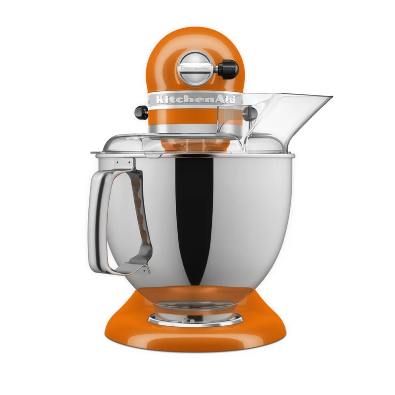 KitchenAid 4,8 L 5KSM175 Artisan Küchenmaschine Steellover mit Edelstahl-Werkzeugen