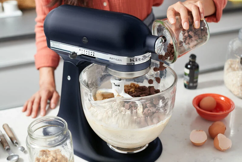 KitchenAid 4,8 L 5KSM175 Artisan Küchenmaschine Cookielover mit Fleischwolf+Spritzgebäckvorsatz