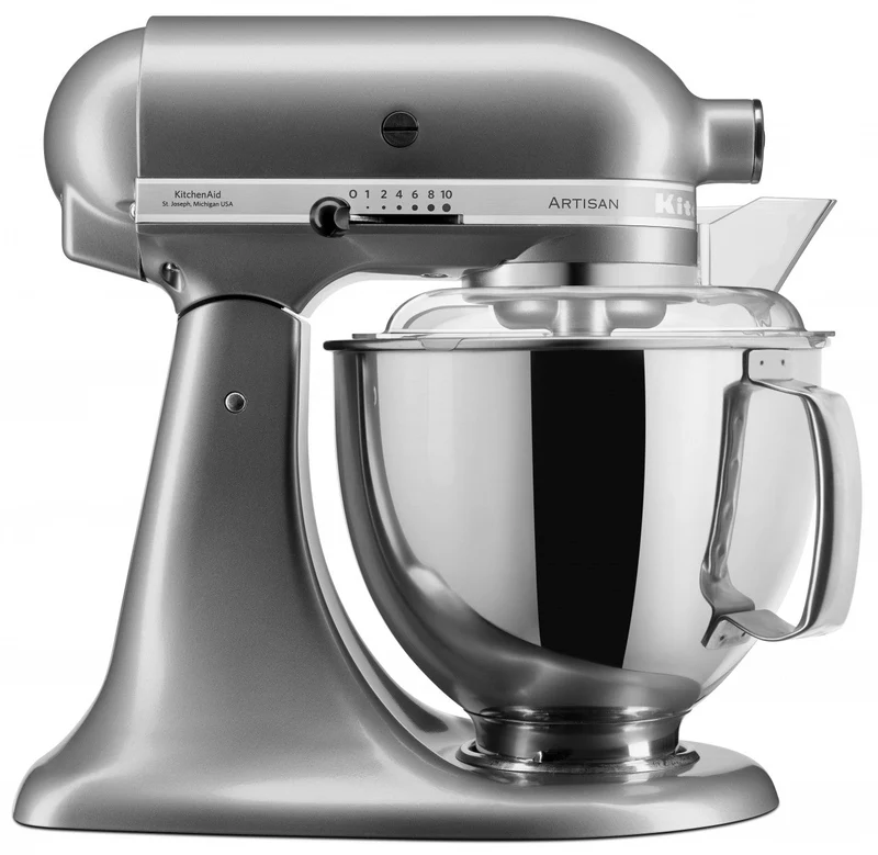 KitchenAid 4,8 L 5KSM175 Artisan Küchenmaschine Beginnerset mit Gemüseschneider