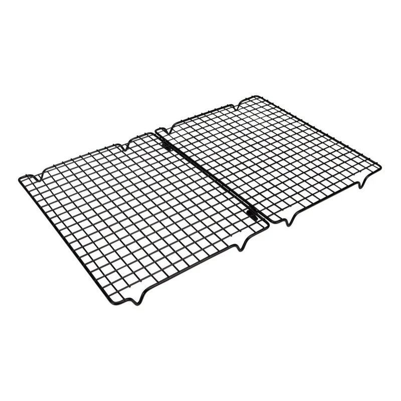 Städter Kühlgitter Rechteckig, Tortengitter, Metall, Schwarz, 48 cm, 464230