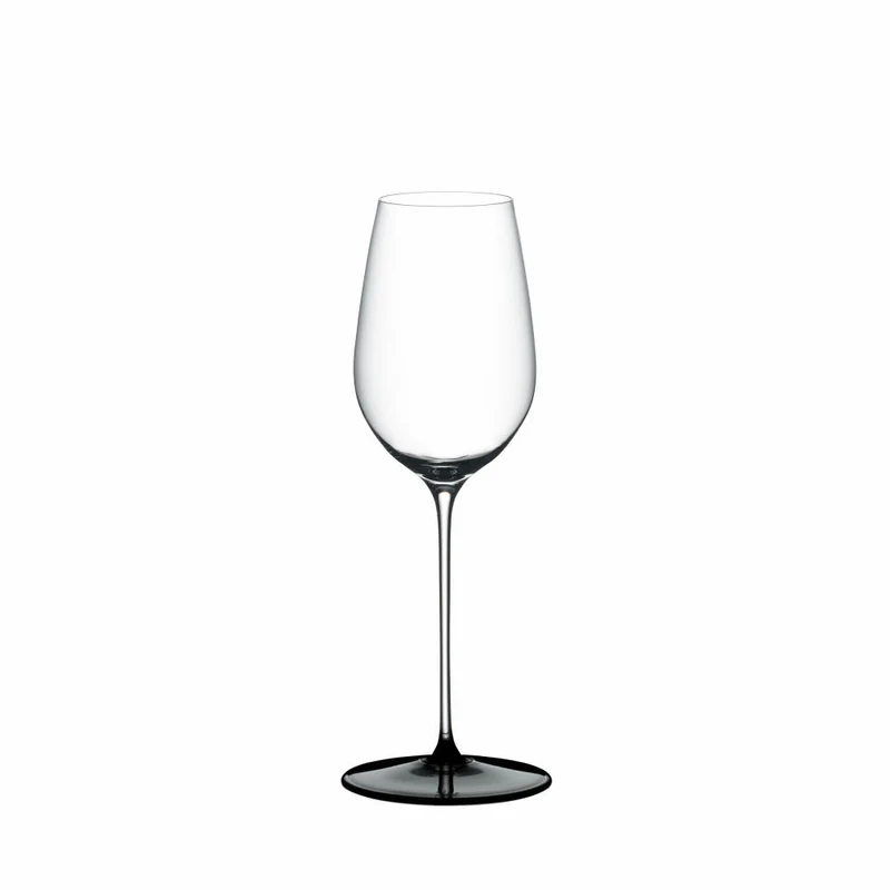 Riedel Fatto A Mano Black Tie Riesling, Weißweinglas, Weinglas, Kristallglas, 400 ml, 4110/15