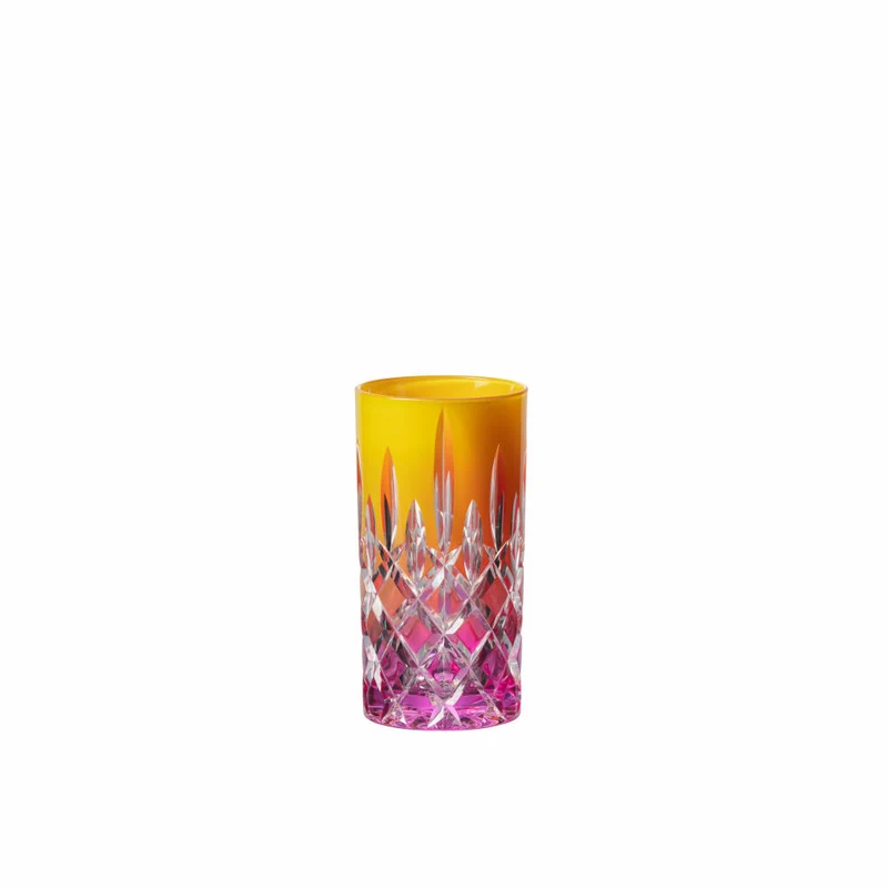 Riedel Laudon Highball, Longdrinkglas, Trinkglas, Kristallglas, Orange-Pink, 395 ml, 1515/04S3OP