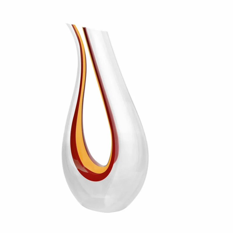 Riedel Dekanter Amadeo, Weinkaraffe, Weindekanter, Kristallglas, Rot, Gelb, Rot, 0.75 L, 1756/13S27
