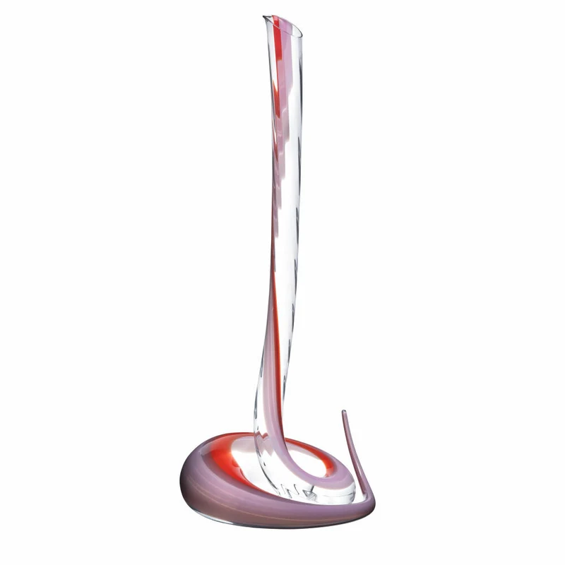 Riedel Cobra Dekanter Weinkaraffe Weindekanter Kristallglas Rot-Pink 1.5 L 1950/25RP