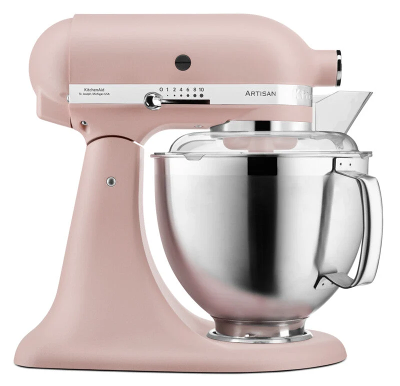 KitchenAid 4,8 L 5KSM185 Artisan Küchenmaschine Allrounderset Fleischwolf+Spritzgebäck+Gemüseschneider