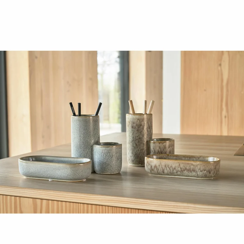 Villa Collection Schale Thine 18 x 8,5 x 4,5 cm Steingut, 11128