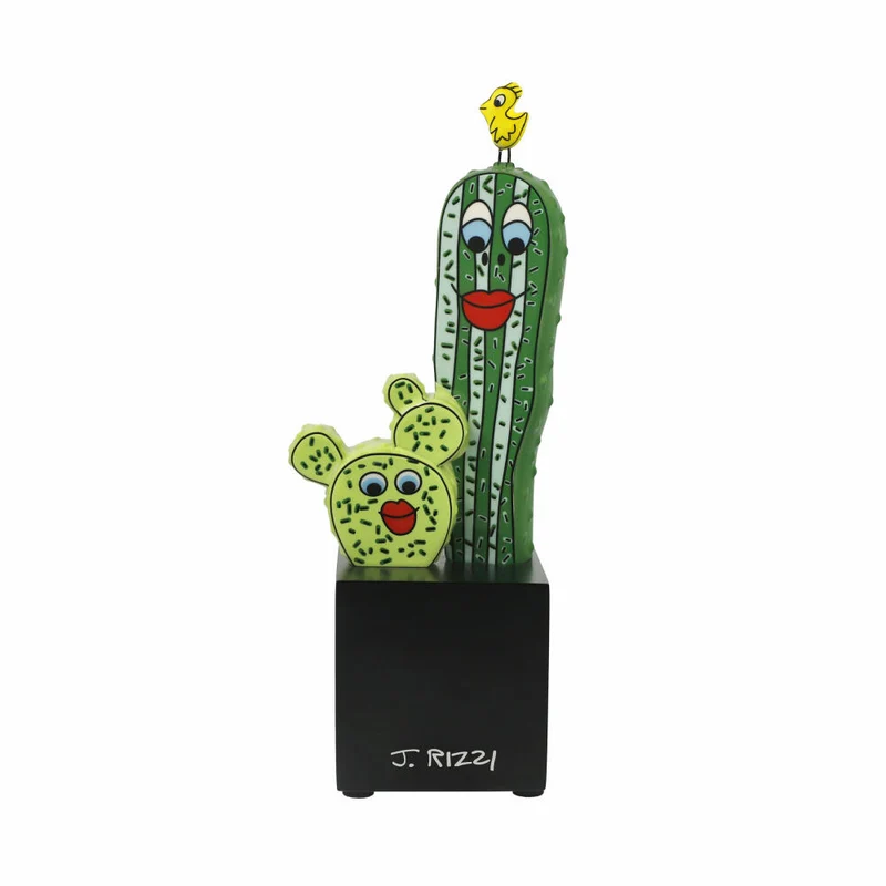 Goebel Figur James Rizzi -Prickly Pair, Porzellan, Bunt, 23 cm, 26103471