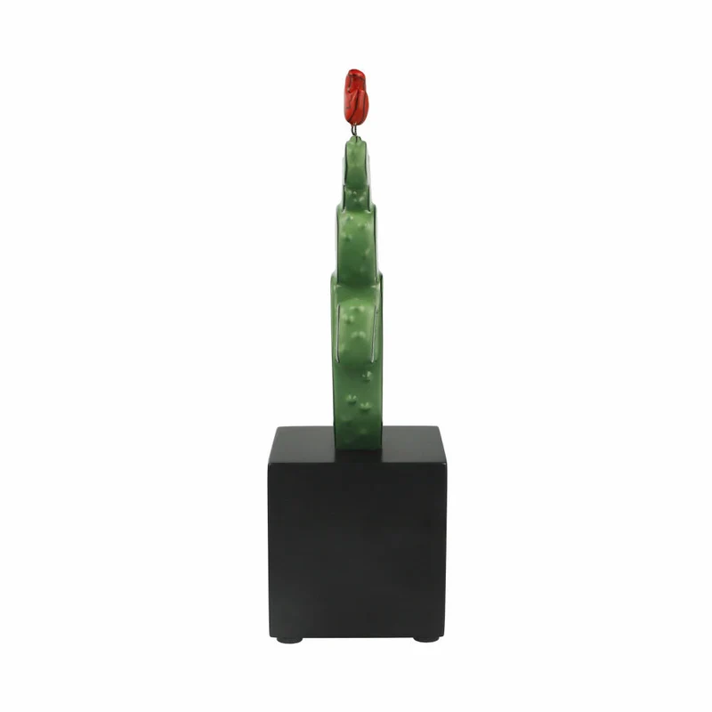 Goebel Figur James Rizzi -Cactus in Texas, Porzellan, Bunt, 22 cm, 26103481