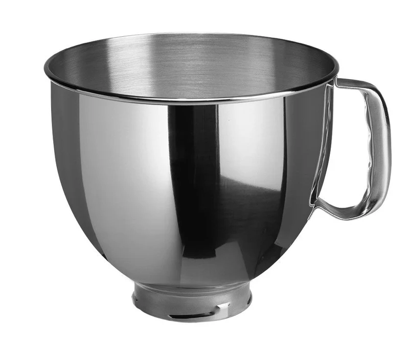 KitchenAid 4,3 L 5K45SS Classic Küchenmaschine Set 2 + Schüssel 4,8 L + Spritzschutz