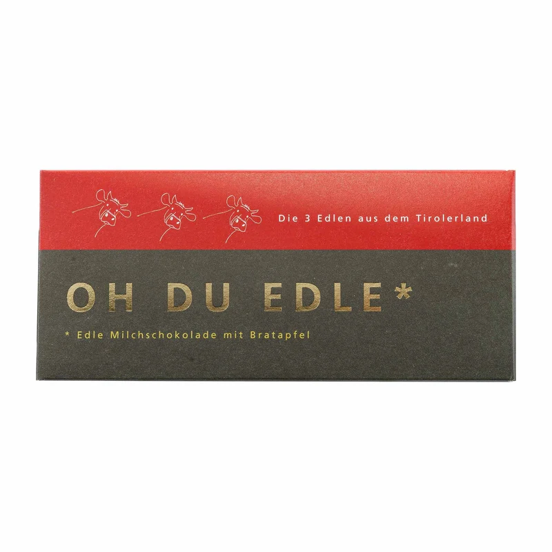 Weihnachtsschokolade Bratapfel