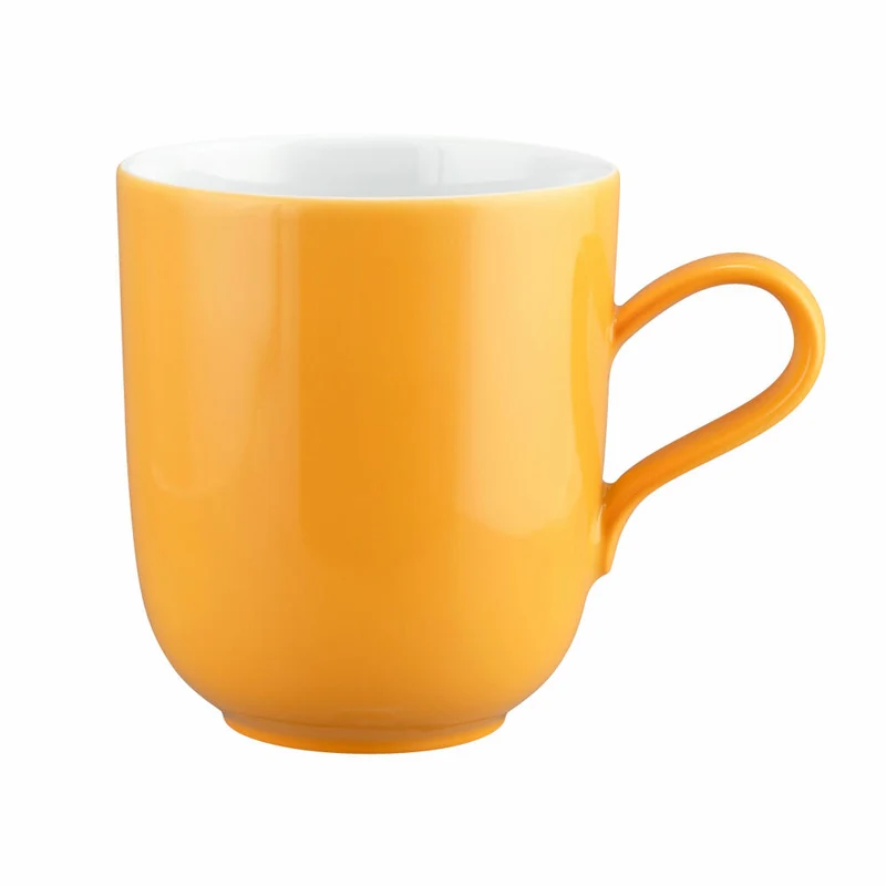Seltmann Weiden Becher mit Henkel Liberty Pure Colors Mango Orange, Kaffeebecher, Porzellan, 420 ml, 001.775949