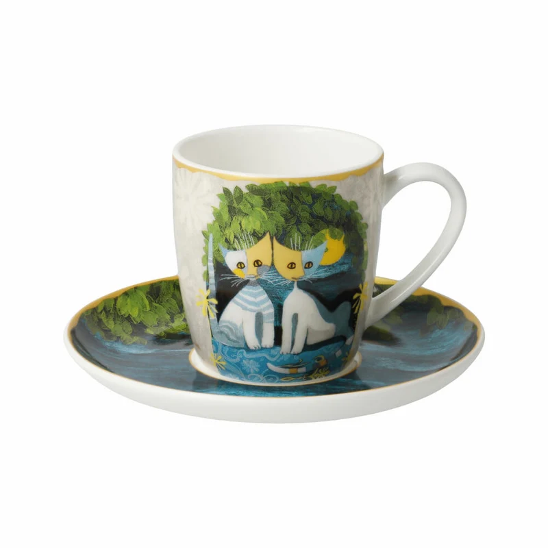 Goebel Espressotasse Rosina Wachtmeister -Al chiaro di luna, Fine Bone China, 100 ml, 66861391