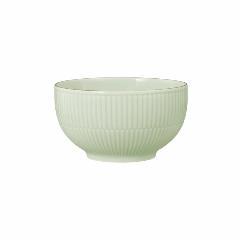 Seltmann Weiden Café au lait Schale Amina Seladon Goldrand, Bowlschale, Porzellan, Grün, 500 ml, 001.776143