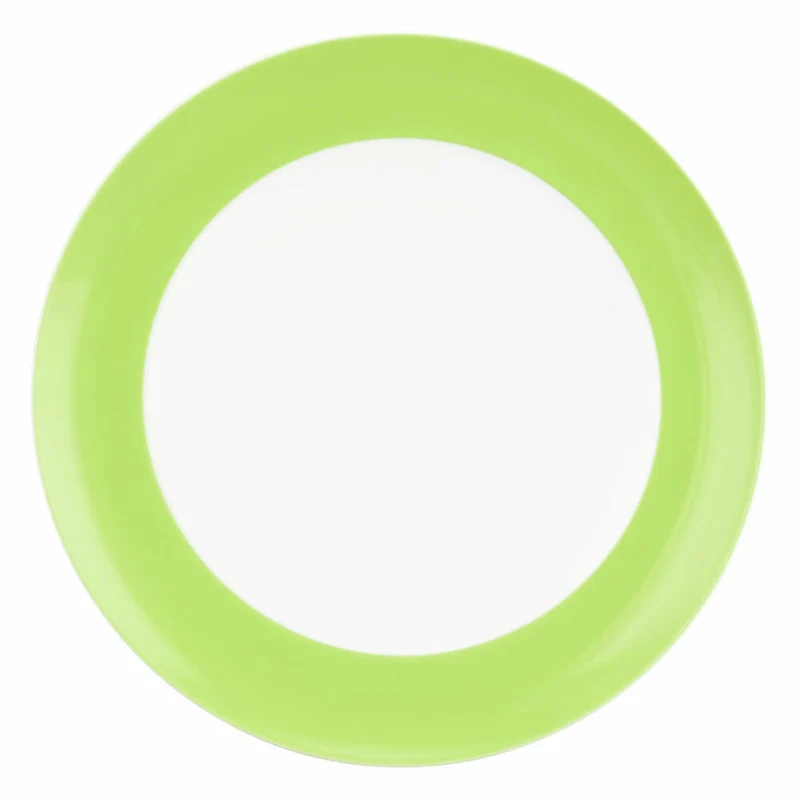 Seltmann Weiden Speiseteller Rund mit Fahne Liberty Pure Colors Lime Green, Teller, Porzellan, Grün, 27.3 cm, 001.776030