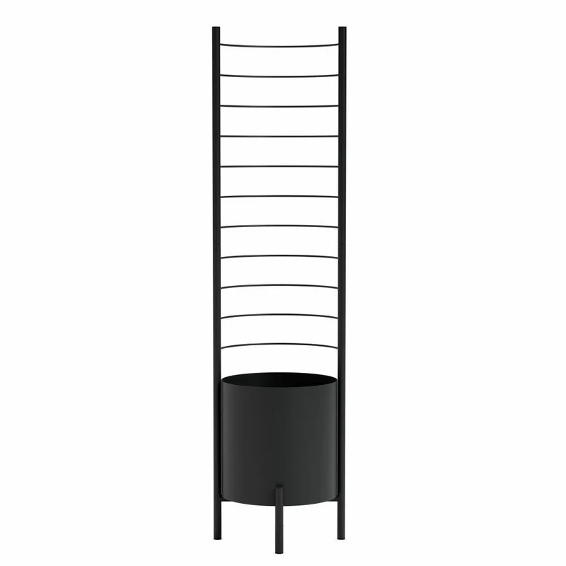 Eva Solo Spalier für Übertopf Simply Grow, Gewächsleiter, Stahl, Schwarz, 145 cm, 741010018