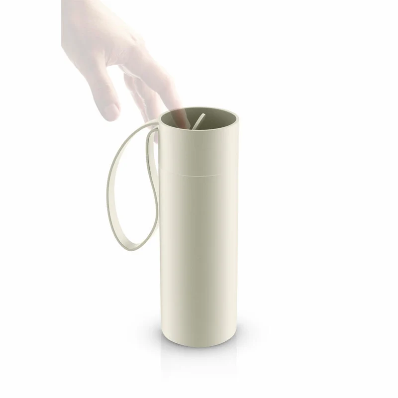 Eva Solo Isolierbecher To Go Cup Coconut, Edelstahl, Kunststoff, Beige, 350 ml, 567008