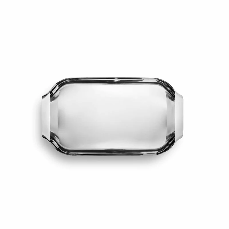 Eva Solo Serviertablett Polished Steel, Tablett, Edelstahl, Silberfarben, 43 x 25 cm, 530601