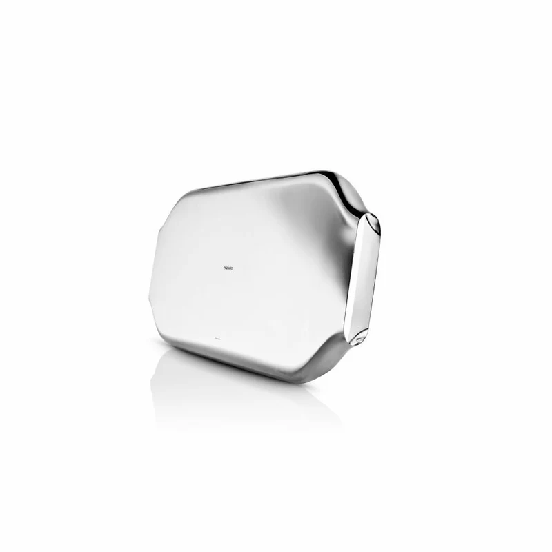 Eva Solo Serviertablett Polished Steel, Tablett, Edelstahl, Silberfarben, 43 x 25 cm, 530601