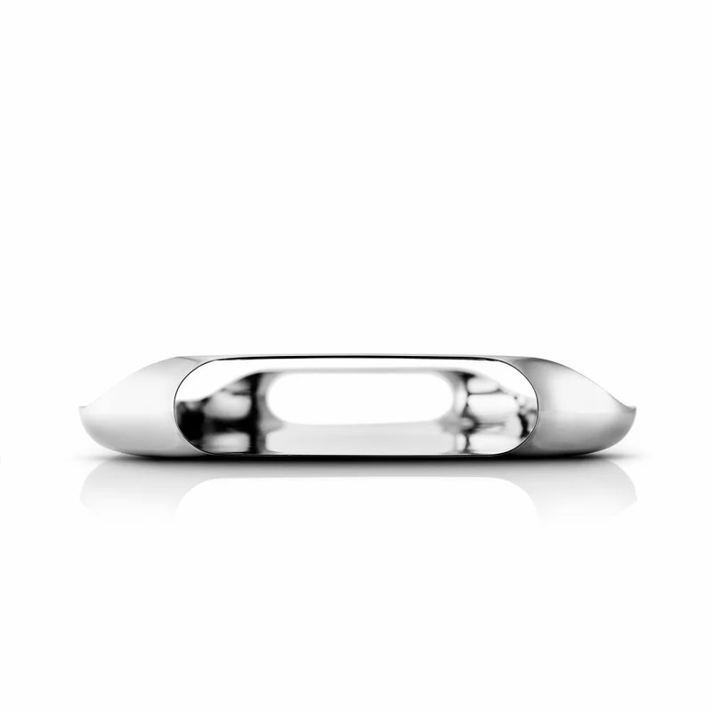 Eva Solo Serviertablett Polished Steel, Tablett, Edelstahl, Silberfarben, 43 x 25 cm, 530601