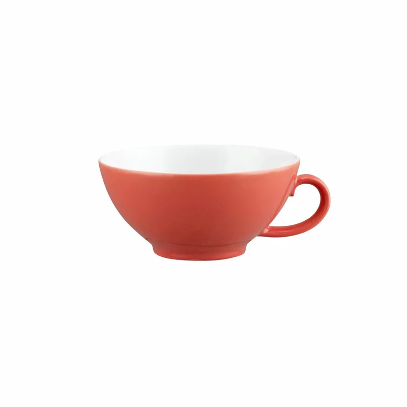 Seltmann Weiden Teeobertasse Klein Liberty Pure Colors Flamingo Red, Teetasse, Porzellan, Rot, 140 ml, 001.775963